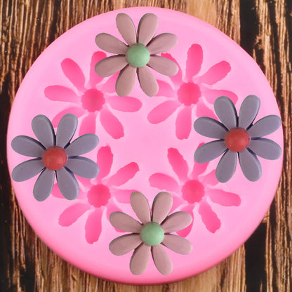 Four Daisy Flowers Mold