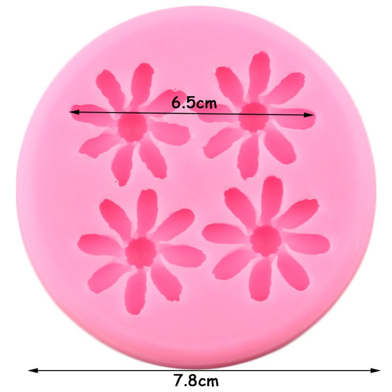 Four Daisy Flowers Mold