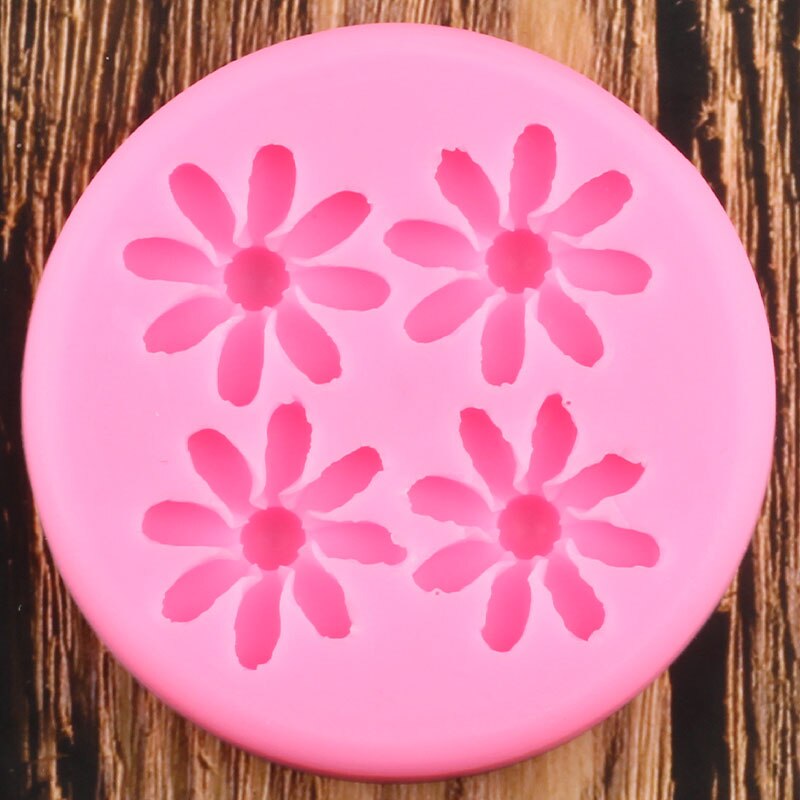 Four Daisy Flowers Mold