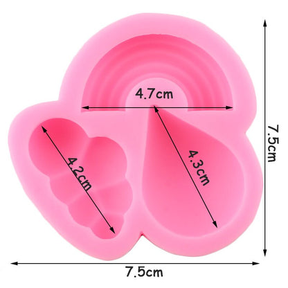 Rainbow, Cloud, and Water Silicone Mold