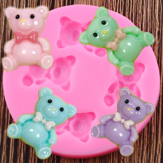 Colorful Baby Bears Mold