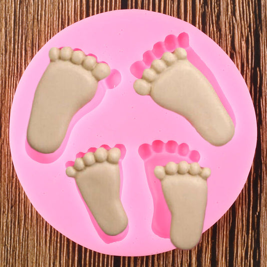 Cute Baby Feet Mold