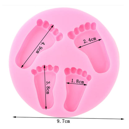 Cute Baby Feet Mold