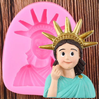 Cartoon Statue Of Liberty Mold