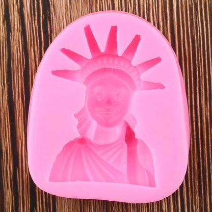 Cartoon Statue Of Liberty Mold