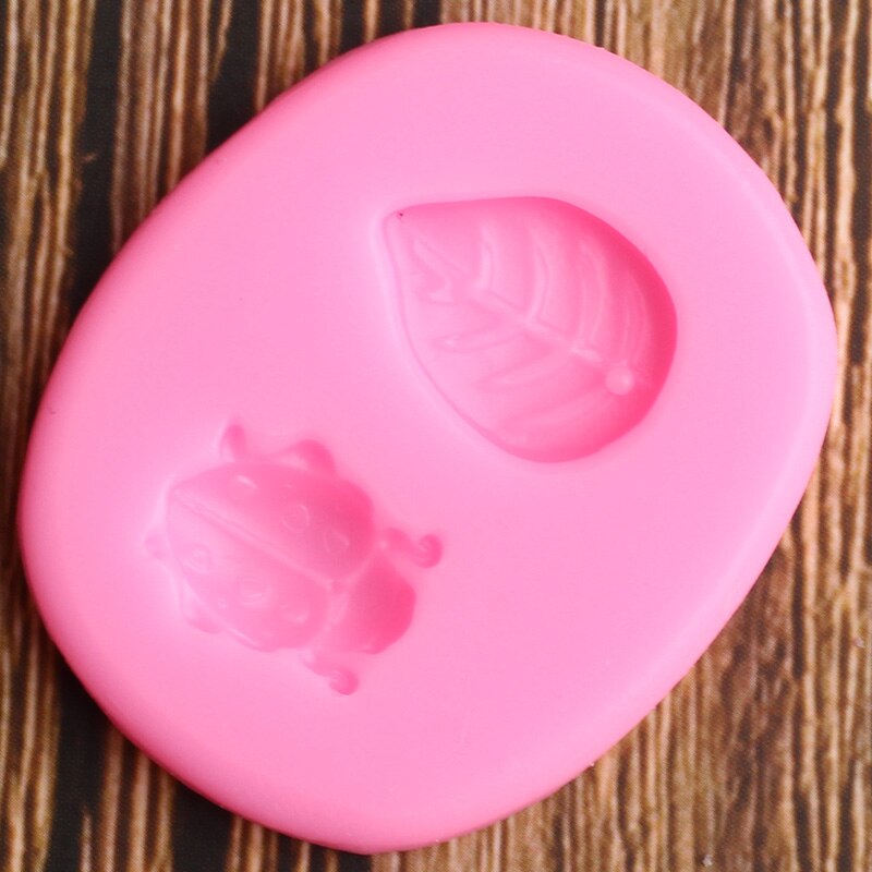 Ladybug & Leaf Silicone Mold