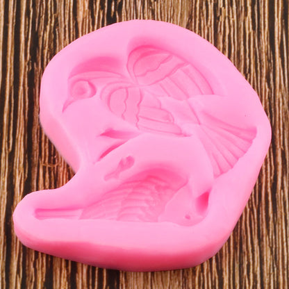 Cake Topper Birds Silicone Mold