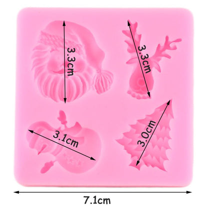 Assorted Winter Silicone Mold