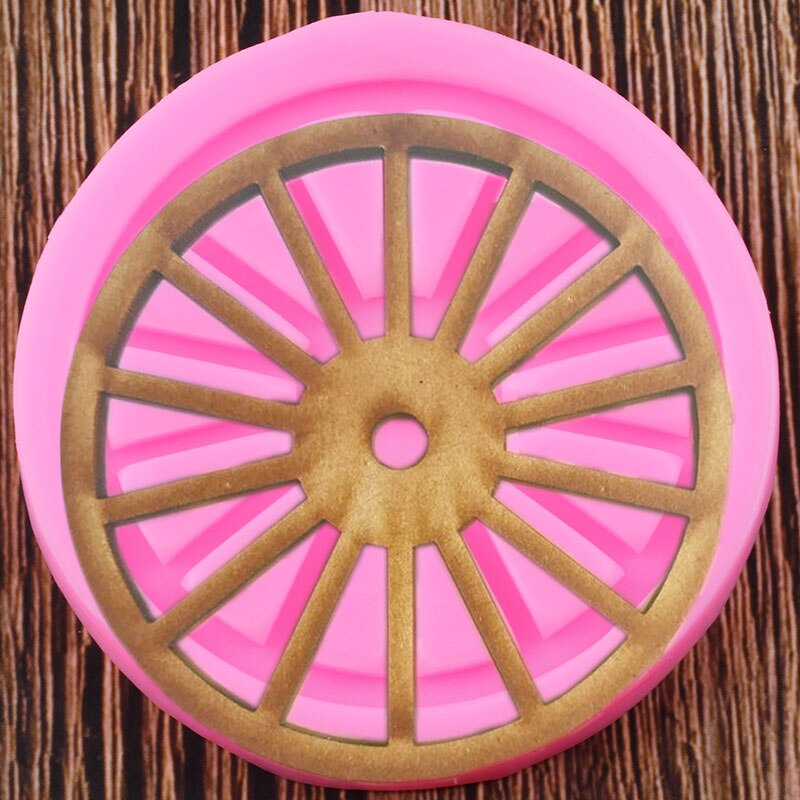 Vintage Wagon Wheel Silicone Mold