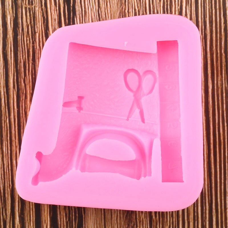 Retro School Supplies Decorative Silicone Mold