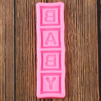 Baby Building Block Letters Mold