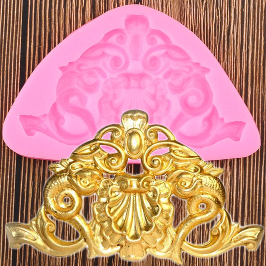 Ornate Cake Border Silicone Mold