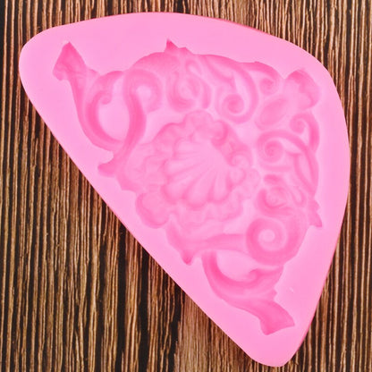 Ornate Cake Border Silicone Mold