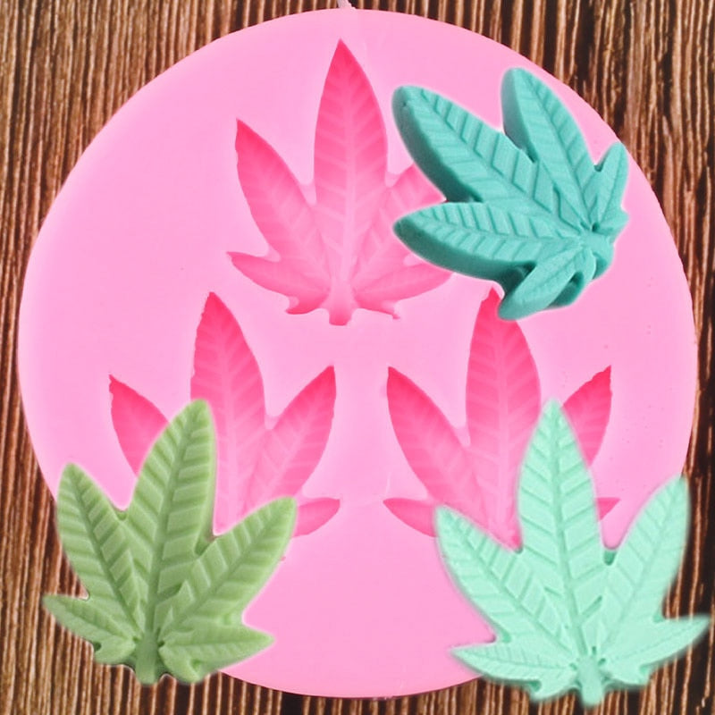 3 Maple Leaf Silicone Mold