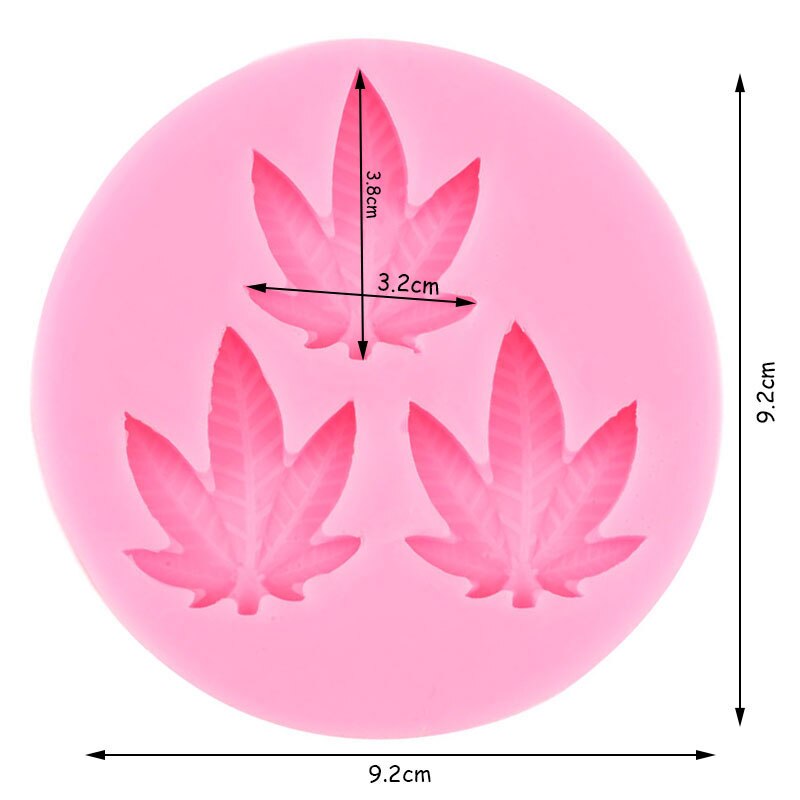 3 Maple Leaf Silicone Mold