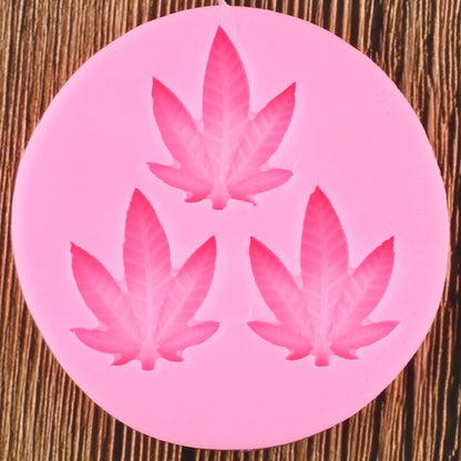 3 Maple Leaf Silicone Mold