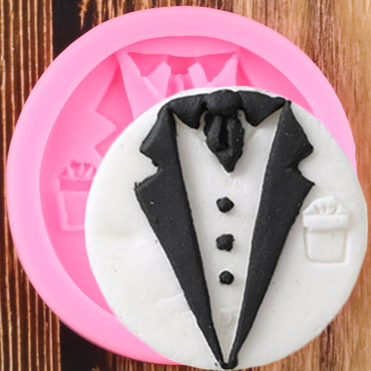 Groom's Wedding Suit Silicone Mold