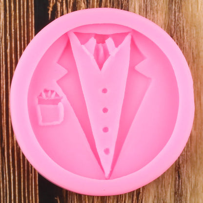 Groom's Wedding Suit Silicone Mold