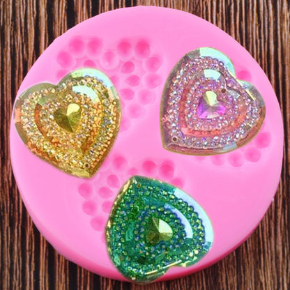 Heart Shaped Gem Mold