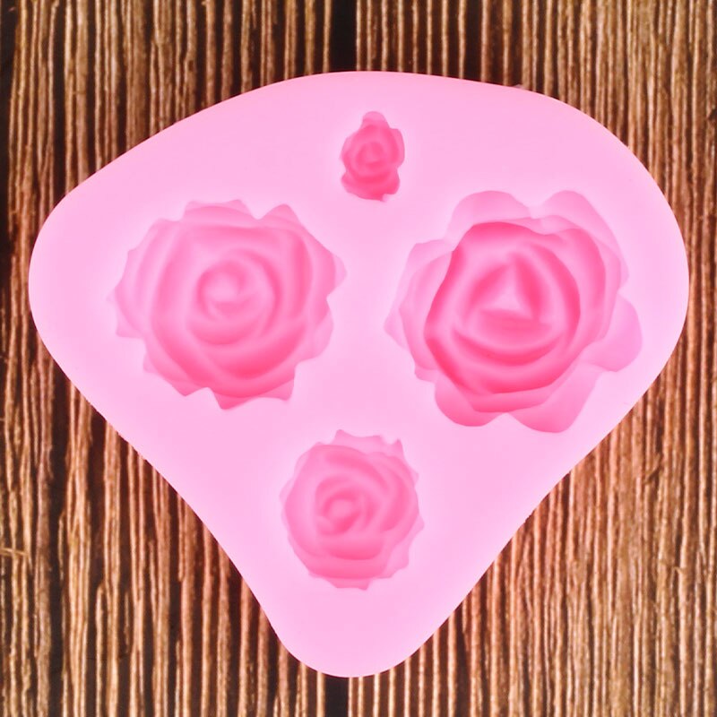 Wedding Rose Floral Arrangement Silicone Mold