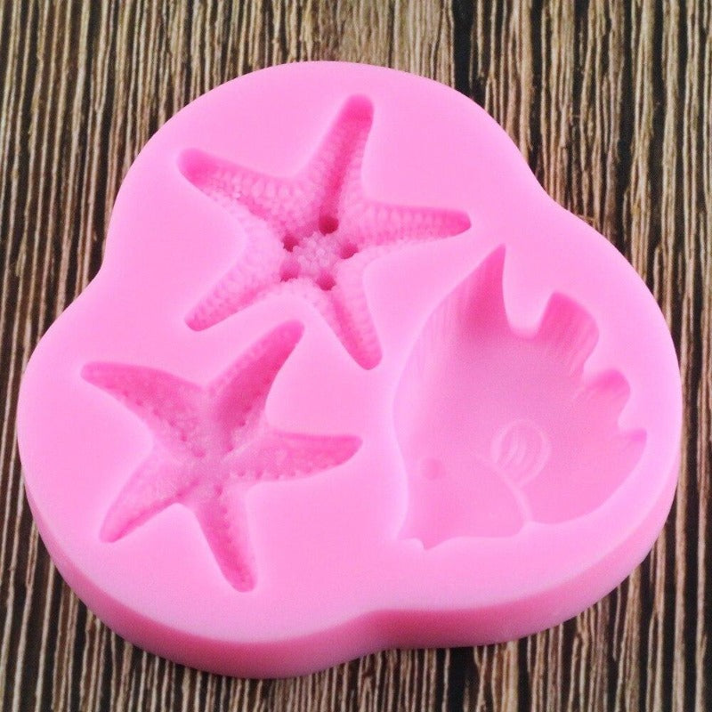 Starfish & Fish Silicone Mold