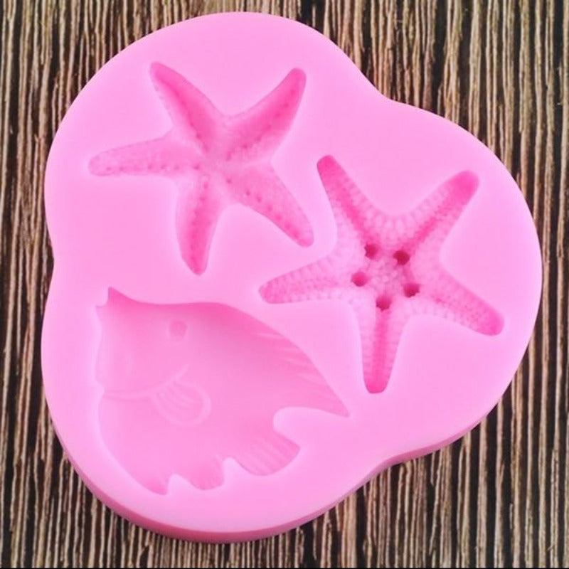 Starfish & Fish Silicone Mold