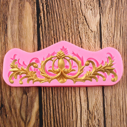 Long Leaf Border Silicone Mold