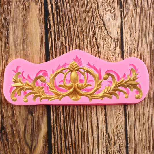 Long Leaf Border Silicone Mold