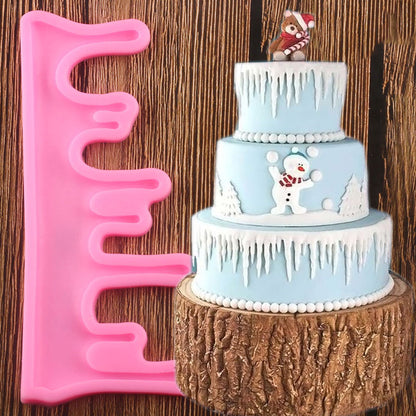 Cake Decorating Icicle Fondant Mold