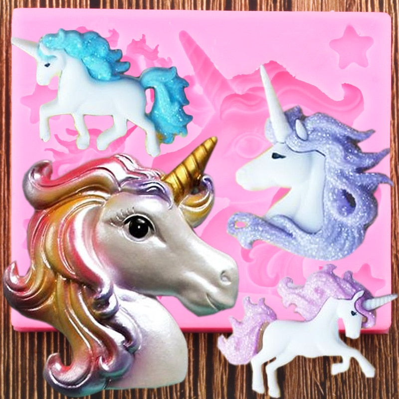 3D Unicorns Mold