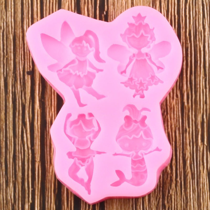 Mermaids and Fairies Silicone Mold