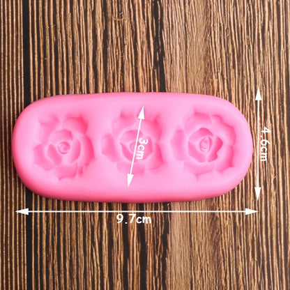 Wonderful Wedding Flowers Silicone Mold