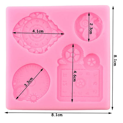 Steampunk Clock Silicone Mold