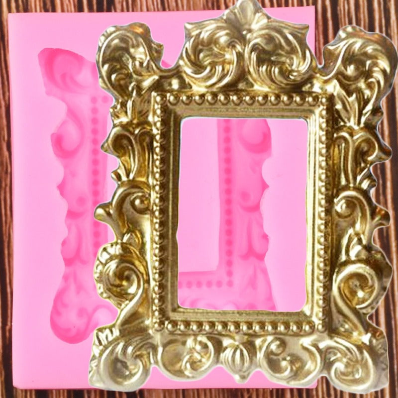 3D Vintage Intricate Frame Mold