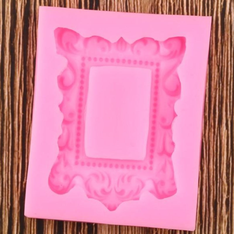 3D Vintage Intricate Frame Mold