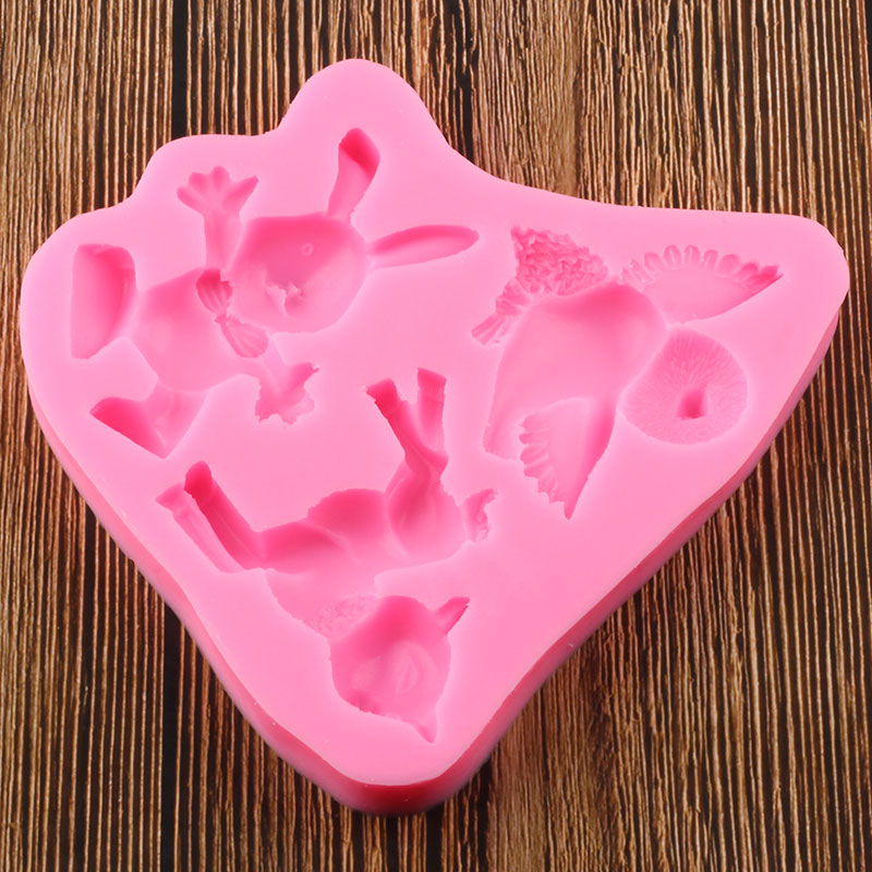 Rabbit, Deer, and Dove Silicone Mold