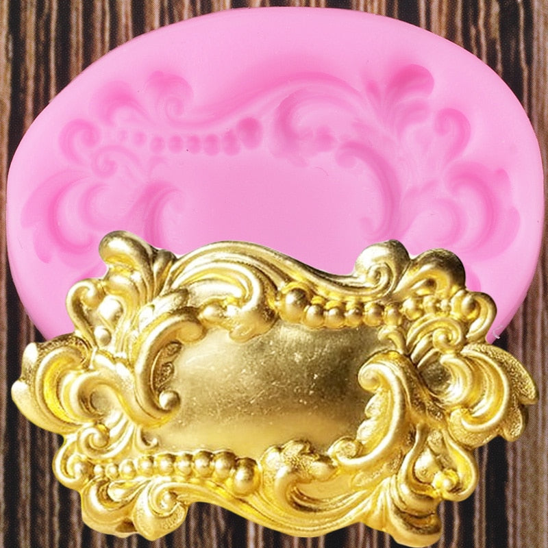 Baroque Relief Mirror Mold