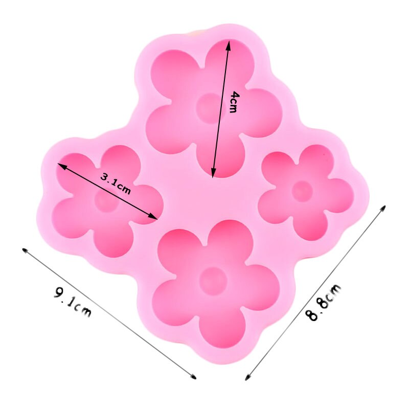 Color-Party Flower Petals Silicone Mold