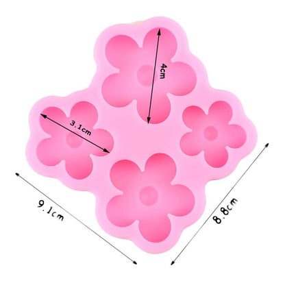 Color-Party Flower Petals Silicone Mold