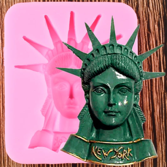 Statue of Liberty Head Silicone Mold