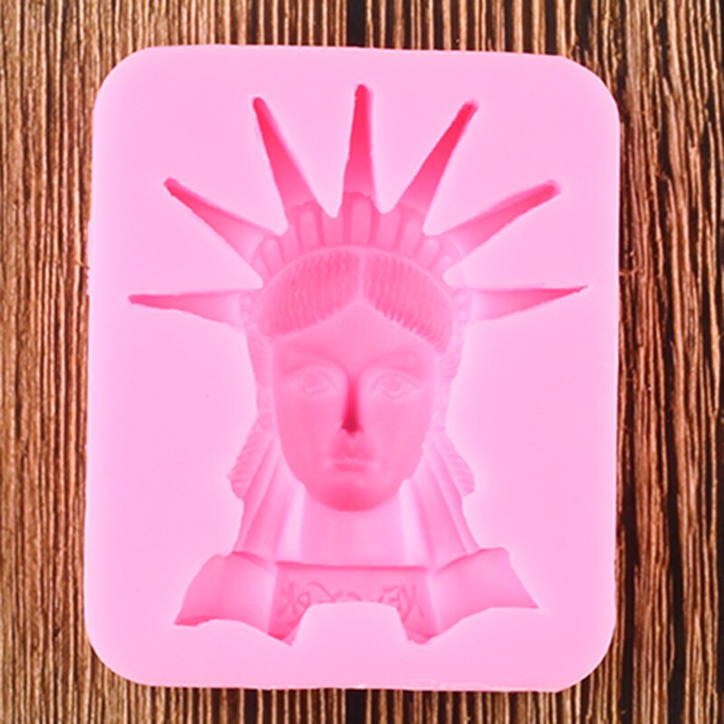 Statue of Liberty Head Silicone Mold