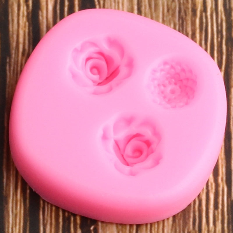 Roses and Flowers Silicone Mold