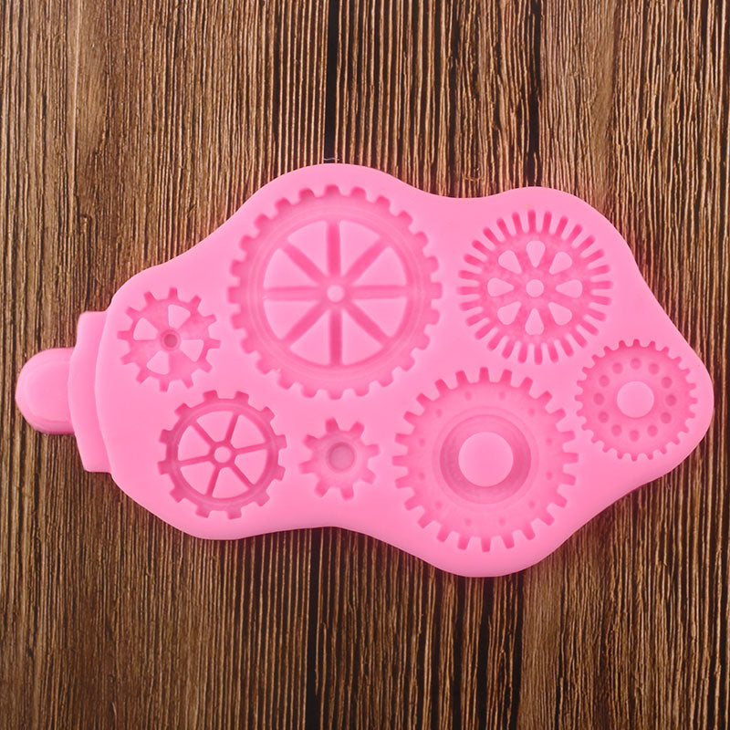 Distressed Cogs Mold