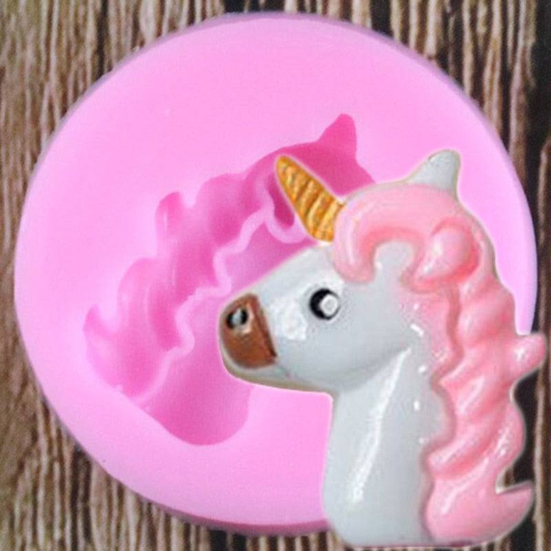 Baby Unicorn Head Mold