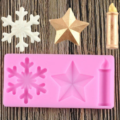 Candle Snowflake Silicone Mold