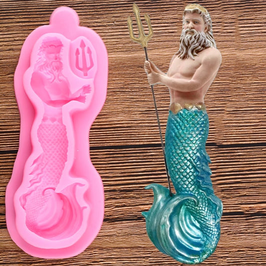 Neptune Decorative Silicone Mold