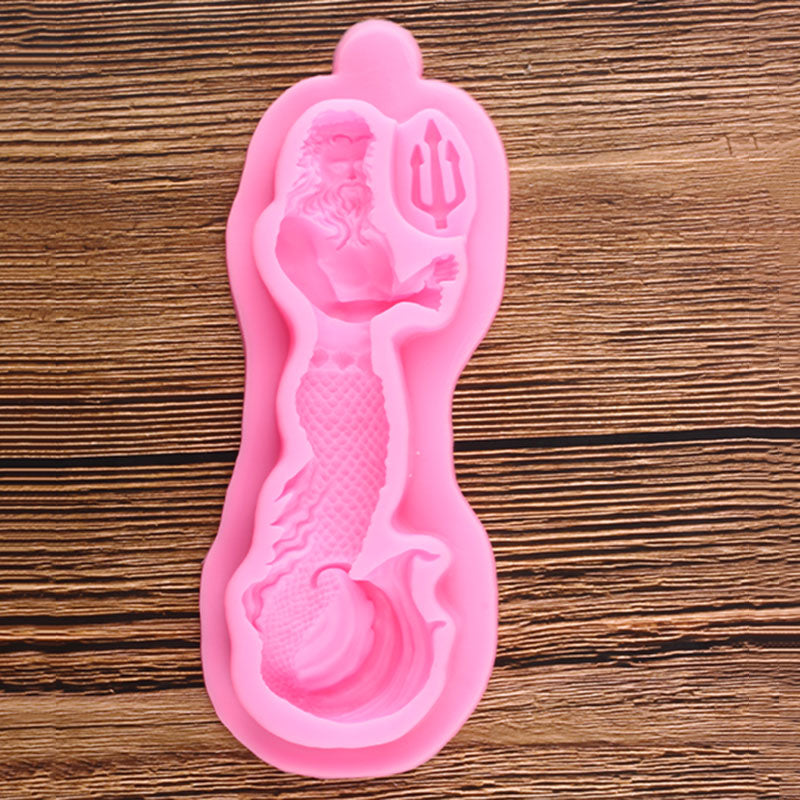 Neptune Decorative Silicone Mold