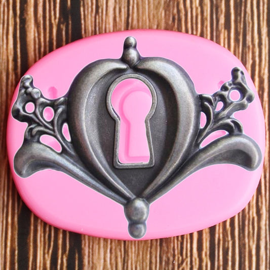 Vintage Key Hole Lock Silicone Mold