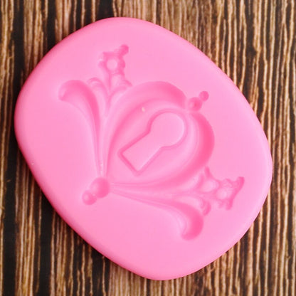 Vintage Key Hole Lock Silicone Mold