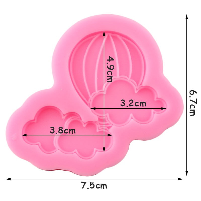 Clouds Hot Air Balloon Mold